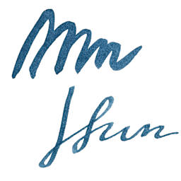 Diamine Fountain Pen Ink - Prussian Blue, 30 ml swatch