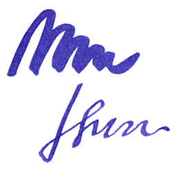 Diamine Fountain Pen Ink - Imperial Blue, 30 ml swatch