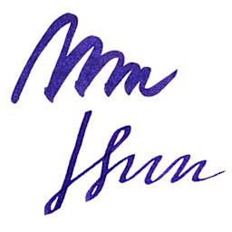 Diamine Fountain Pen Ink - Bilberry, 30 ml swatch