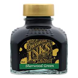 Diamine Fountain Pen Ink - Sherwood Green, 80 ml