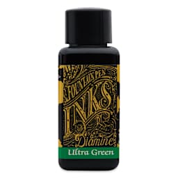 Diamine Fountain Pen Ink - Ultra Green, 30 ml
