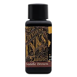 Diamine Fountain Pen Ink - Saddle Brown, 30 ml