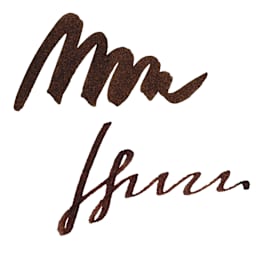 Diamine Fountain Pen Ink - Chocolate Brown, 30 ml swatch