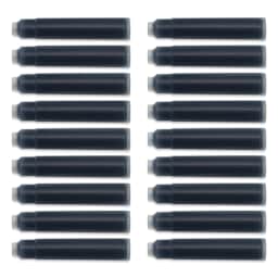 Diamine Ink Cartridges - Pkg of 18, Blue Black, contents