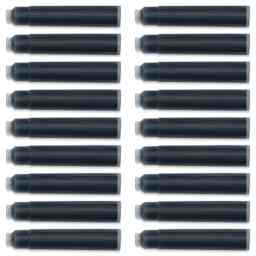 Diamine Ink Cartridges - Pkg of 18, Oxford Blue, contents
