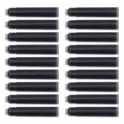 Diamine Ink Cartridges - Pkg of 18, Chocolate Brown, contents