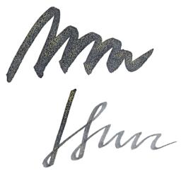 Diamine Shimmer Fountain Pen Ink - Sparkling Shadows swatch