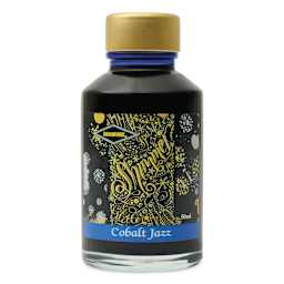 Diamine Shimmer Fountain Pen Ink - Cobalt Jazz, 50 ml glass bottle