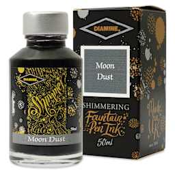 Diamine Shimmer Fountain Pen Ink - Moon Dust, 50 ml