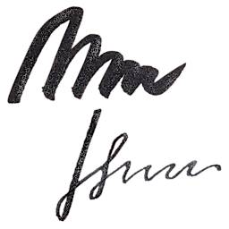 Diamine Shimmer Fountain Pen Ink - Night Sky swatch