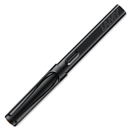 Lamy Safari Multi Ring Fountain Pen Set - Black, Extra Fine Nib, capped