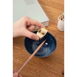 Makers Cabinet Hovel Pencil Sharpener - 3/8" x 2" x 1-1/8", sharpening pencil