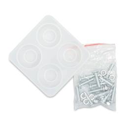 American Crafts Color Pour Drawer Knobs Silicone Mold (mold and included hardware)