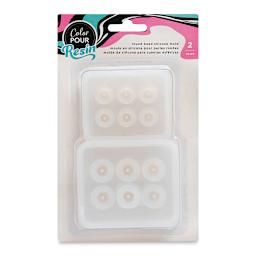 American Crafts Color Pour Round Bead Silicone Mold (in package)