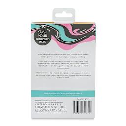 American Crafts Color Pour DIY Silicone Mold Maker Kit (back of package)