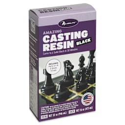 Alumilite Amazing Casting Resin - 32 oz, Black - front of packaging, angled