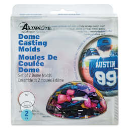 Alumilite Dome Casting Molds - Set of 2 - front of packaging