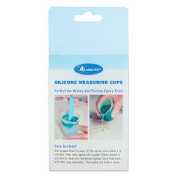 Alumilite Silicone Measuring Cups - Pkg of 4 - back of packaging