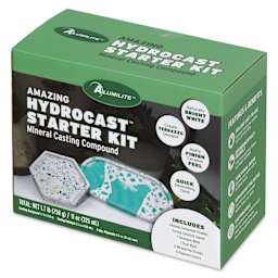 Alumilite Amazing HydroCast Starter Kit - front of packaging, angled view