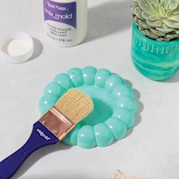 Brea Reese Mix2Mold Gloss Sealer Set - 6 oz w/ Applicator - finished tray example with included brush