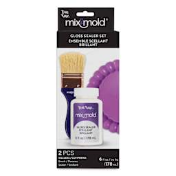Brea Reese Mix2Mold Gloss Sealer Set - 6 oz w/ Applicator - front of packaging
