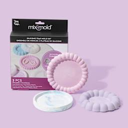 Brea Reese Mix2Mold Silicone Tray Molds - Set of 3 - packaging and finished examples