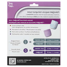 Brea Reese Mix2Mold Silicone Flower Pot Mold Set - back of packaging