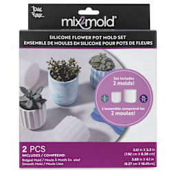 Brea Reese Mix2Mold Silicone Flower Pot Mold Set - front of packaging