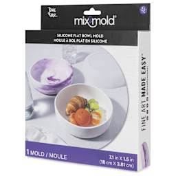 Brea Reese Mix2Mold Silicone Bowl Mold - Flat - front of packaging, angled view