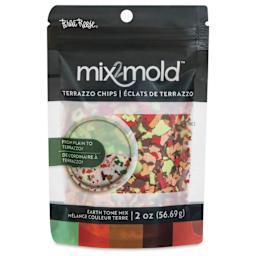 Brea Reese Mix2Mold Terrazzo Chips - Earth Tone Mix, 2 oz - front of packaging
