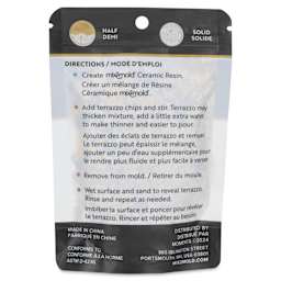 Brea Reese Mix2Mold Terrazzo Chips - Barcelona Colors Mix, 2 oz - back of packaging