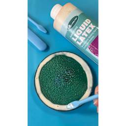 Alumilite Liquid Latex Multipurpose Masking Agent - 8 oz, applied to craft project