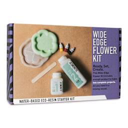 Jesmonite AC100 Eco-Resin Starter Kit - Wide Edge Flower front of packaging