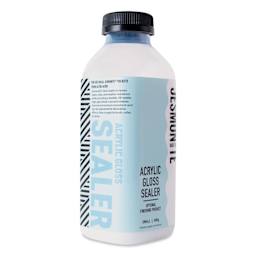 Jesmonite AC100 Eco-Resin Acrylic Gloss Sealer - 400g Bottle angled view