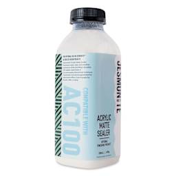 Jesmonite AC100 Eco-Resin Acrylic Matte Sealer - 400g Bottle angled view