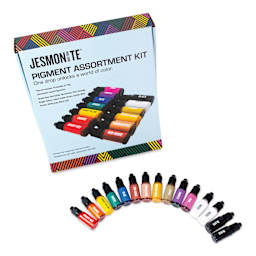 Jesmonite AC100 Liquid Resin Pigments - Set of 15, Assorted Colors, 15 g
