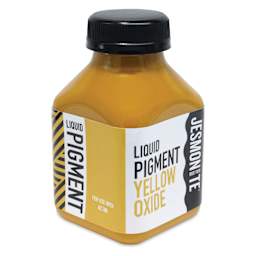Angled view of Jesmonite AC100 Liquid Resin Pigment - Yellow Oxide, 200 g