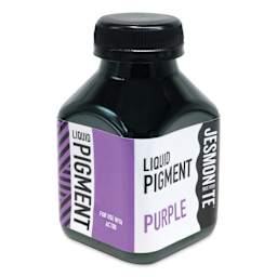 Angled view of Jesmonite AC100 Liquid Resin Pigment - Purple, 200 g