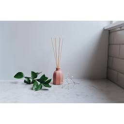 Jesmonite Silicone Diffuser Mold finished project holding reed diffusers