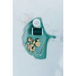 Jesmonite Silicone Ginkgo Leaf Mold completed project