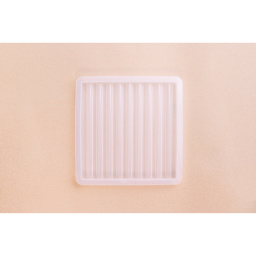 Jesmonite Silicone Fluted Square Tile Mold empty