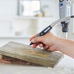 Dremel Flex Shaft Rotary Tool Attachment, Example of Use