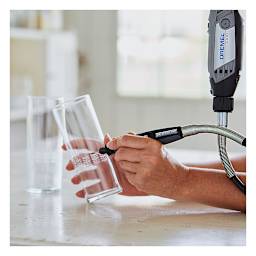 Dremel Flex Shaft Rotary Tool Attachment, Example of Use