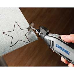Dremel EZ Lock Cutting Kit (Cutting out a star from sheet metal)