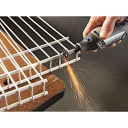 Dremel Mega Accessory Kit - Example of Use cutting shelving