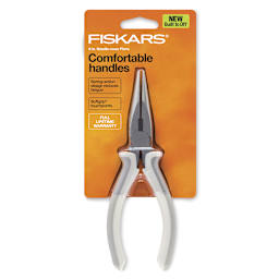 Fiskars Precision Needle-Nose Pliers - Front of blister package shown
