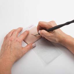 Sculpey Tools Jewelry Design Templates - Set of 6, template sheet in use