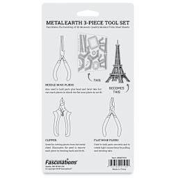 Metal Earth Tool Kit (back of package)