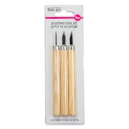 Crafter's Toolkit Sculpting Tools - Carving, Set of 3 front of packaging