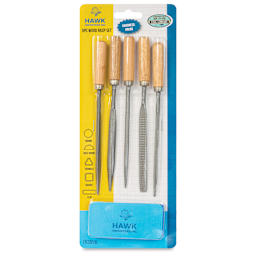 Hawk Wood Rasps - Set of 5 - front of packaging